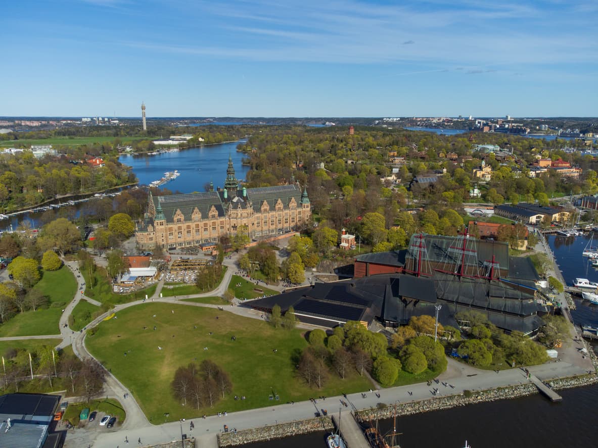 Djurgarden overview Nordic Museum