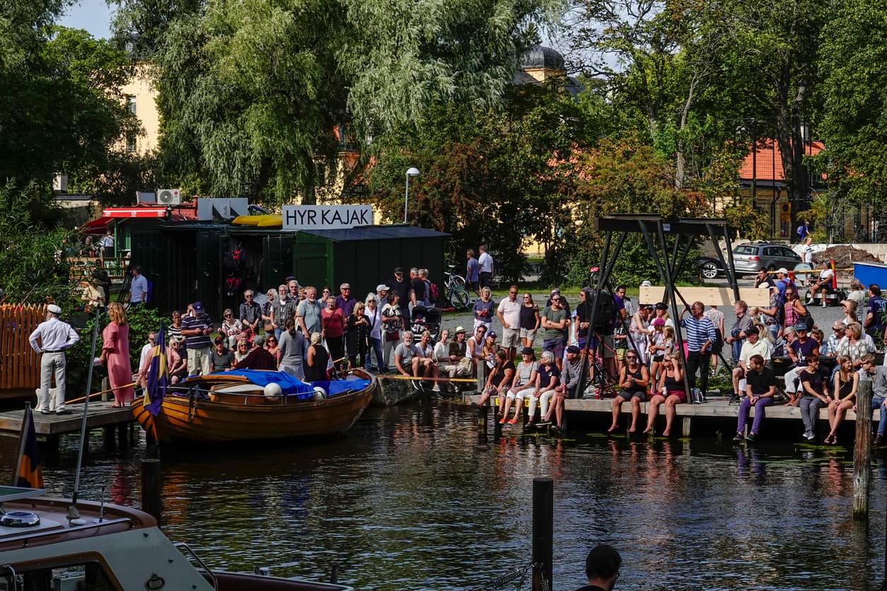 wooden boat show on Langholmen Hero